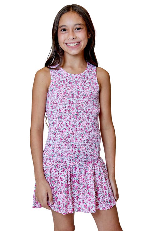 Kids' Smocked Floral Dress (Big Kid)