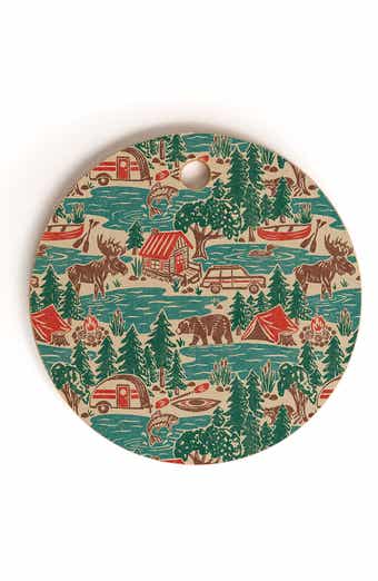 North Country Summer Print Cutting Board