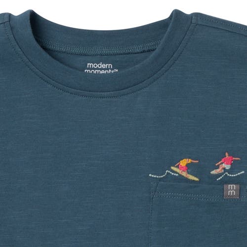 Modern Moments™ By Gerber Top And Cargo Shorts Set In Dark Blue
