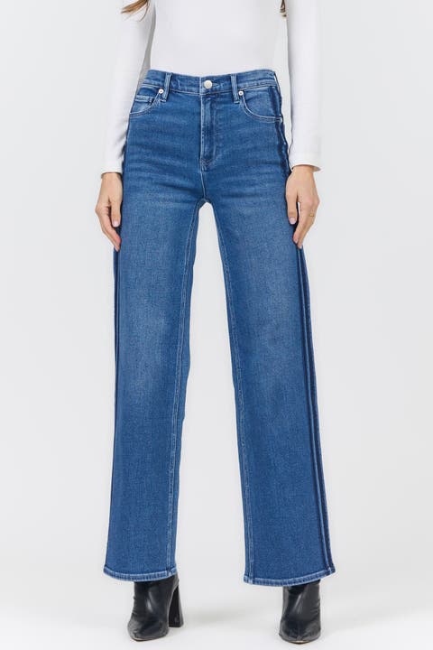 Margot Mid Rise Straight Leg Jeans