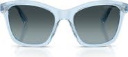 Swarovski 54mm Gradient Square Sunglasses