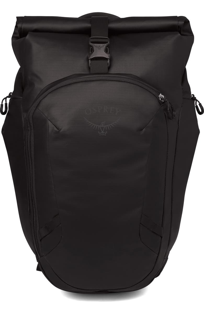 Osprey Transporter 30-Liter Roll Top Backpack, Main, color, Raven Black/Black
