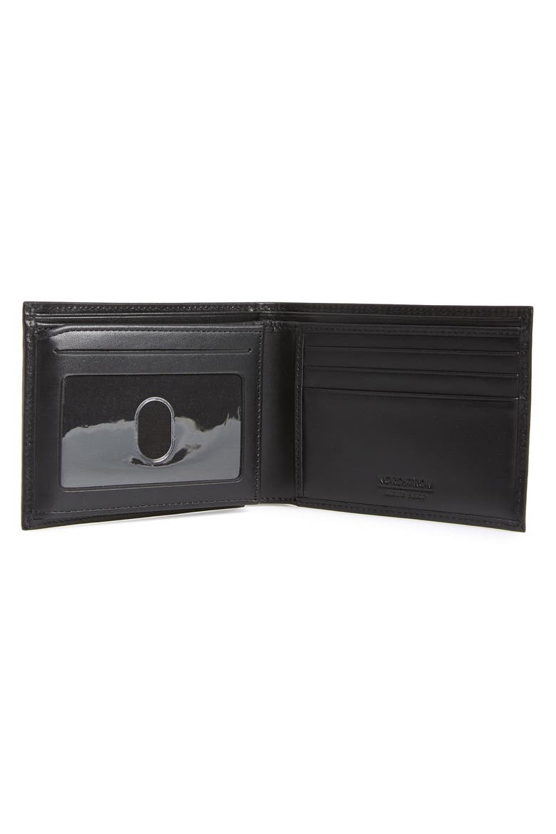 Chelsea Leather Wallet, Alternate, color, BLACK