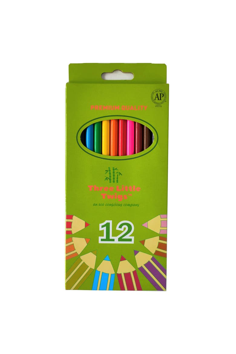 Colored Pencil Set, Alternate, color, Multicolored