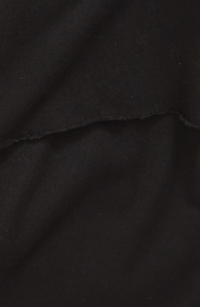 BLANKNYC 'Private Practice' Drape Front Faux Leather Jacket, Alternate, color, 