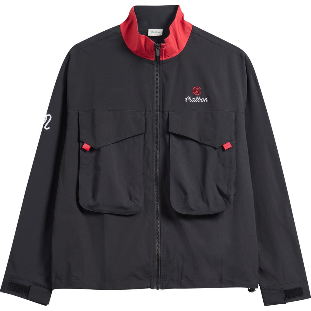 Malbon Golf Clot Wading Jacket in Black  product