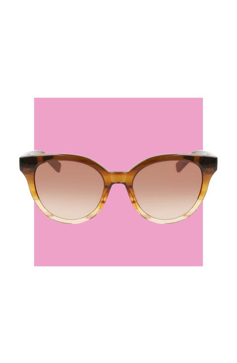 Le Pliage 53mm Oval Sunglasses