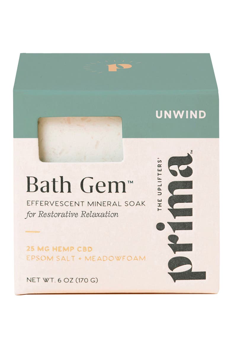 Bath Gem 25mg CBD Bath Bomb, Main, color, NO COLOR