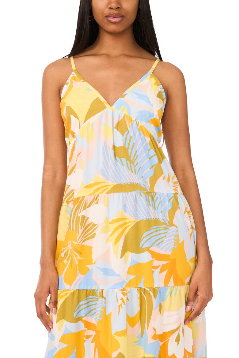 Tiered Maxi Dress, Alternate, color, AIRY BLUE