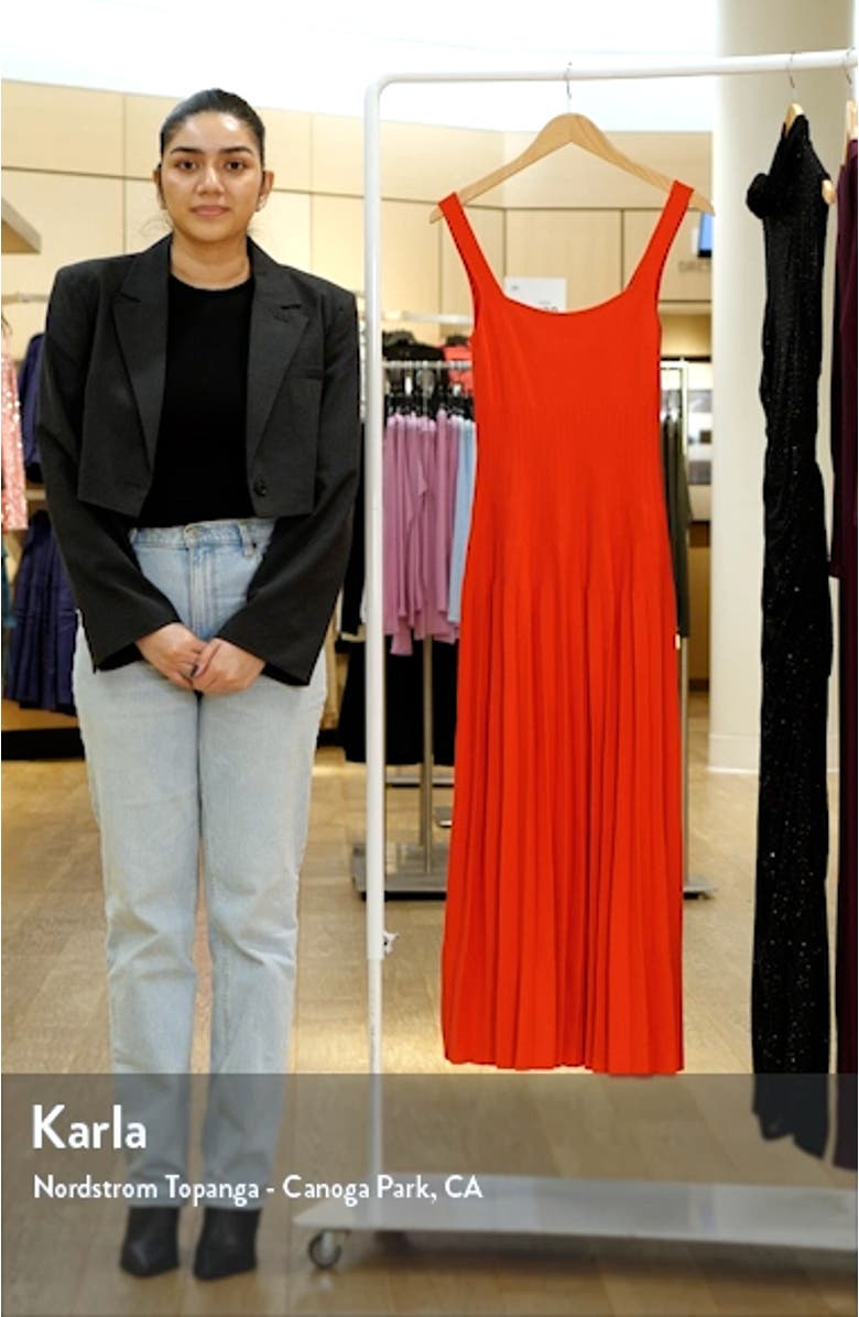 Ellison Pleat Effect Sweater Dress, sales video thumbnail