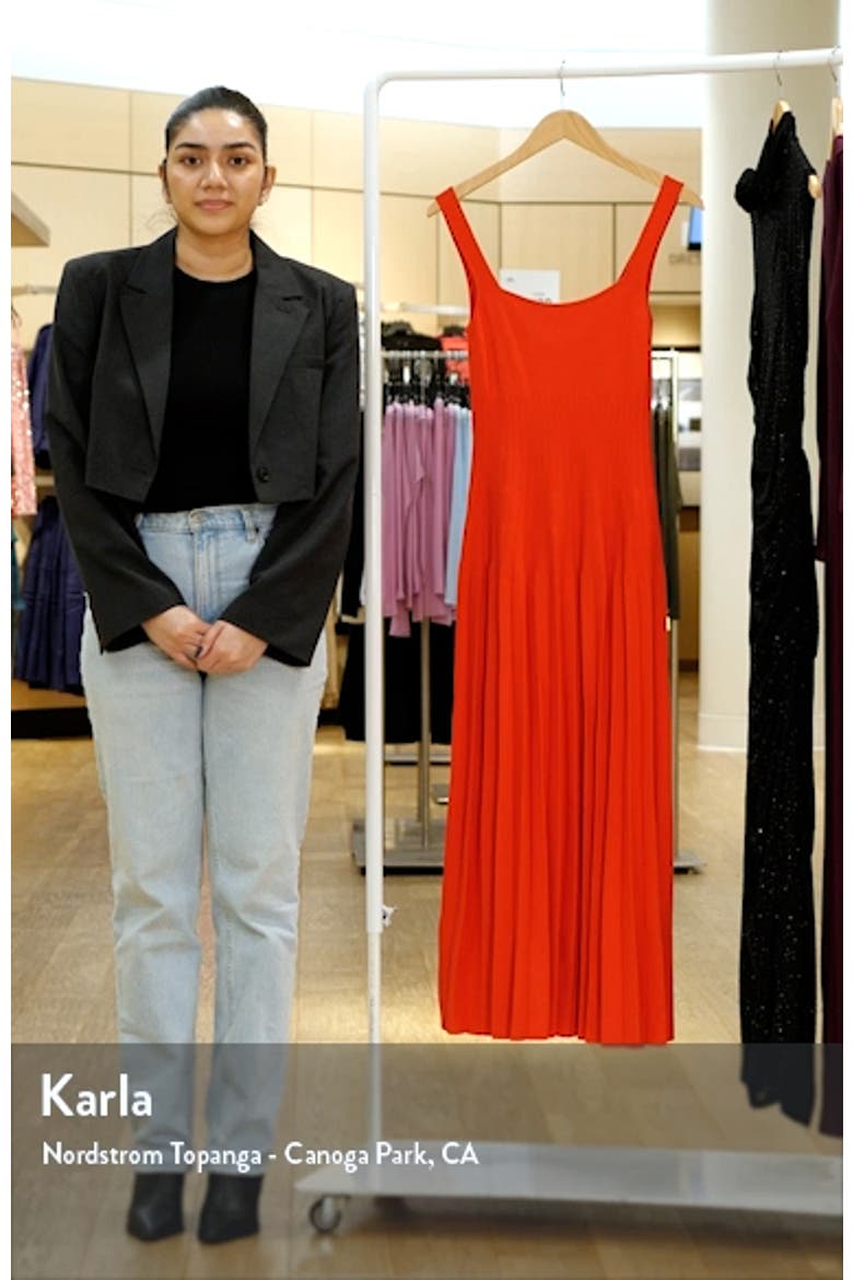 Ellison Pleat Effect Sweater Dress video