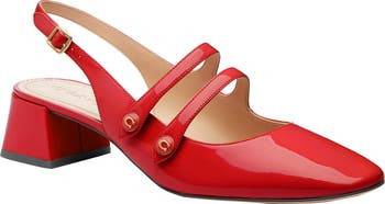 【COACH】Winley Patent Leather Mary Janes Slingback Pumps COACH Winley Slingback Mary Jane Pump (Women) | Nordstrom