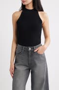 DL1961 Mock Neck Ribbed Top
