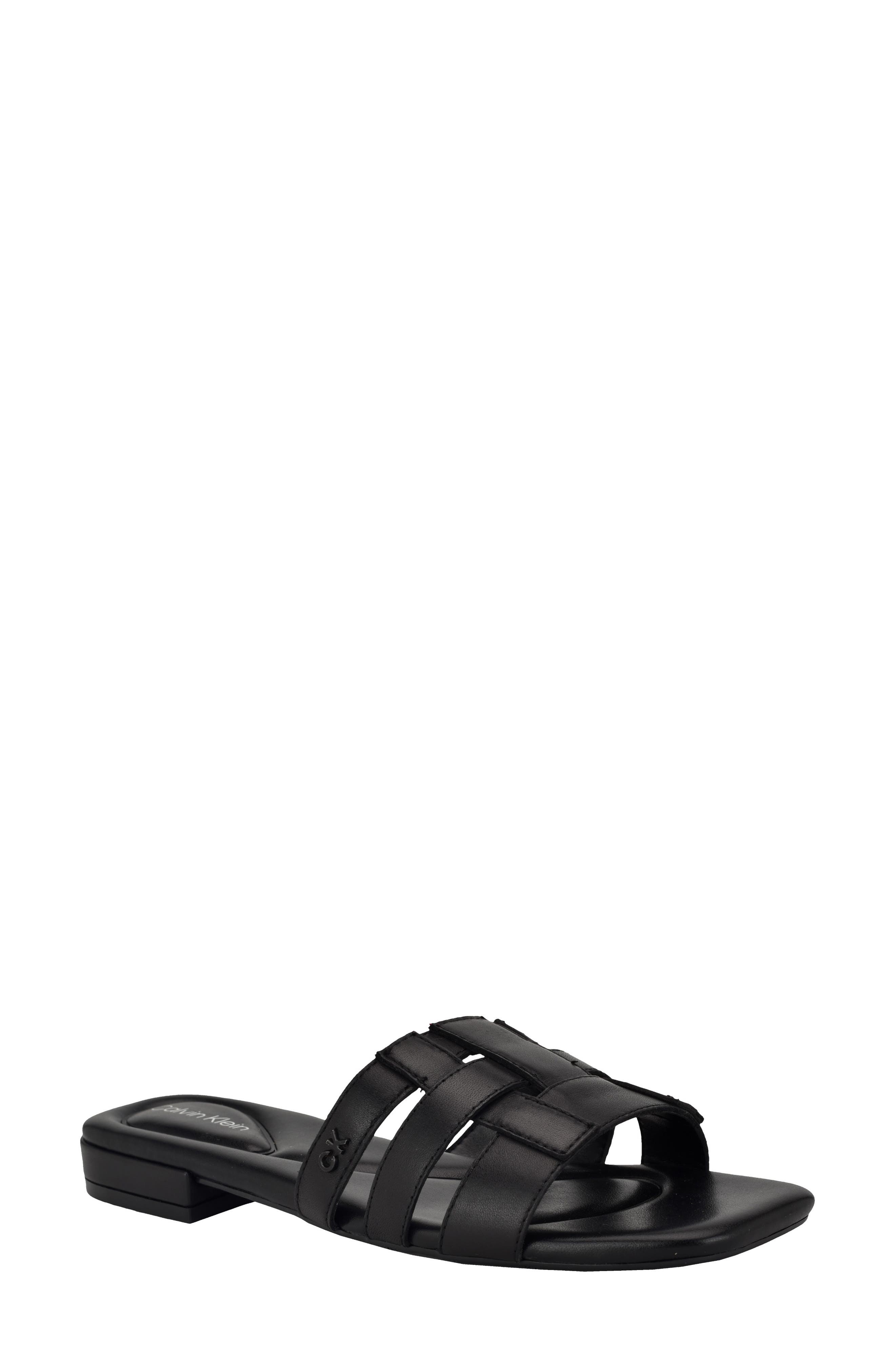 Calvin Klein Tessie Slide Sandal, Main, color, 