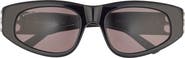 Balenciaga Novelty 53mm Cat Eye Sunglasses