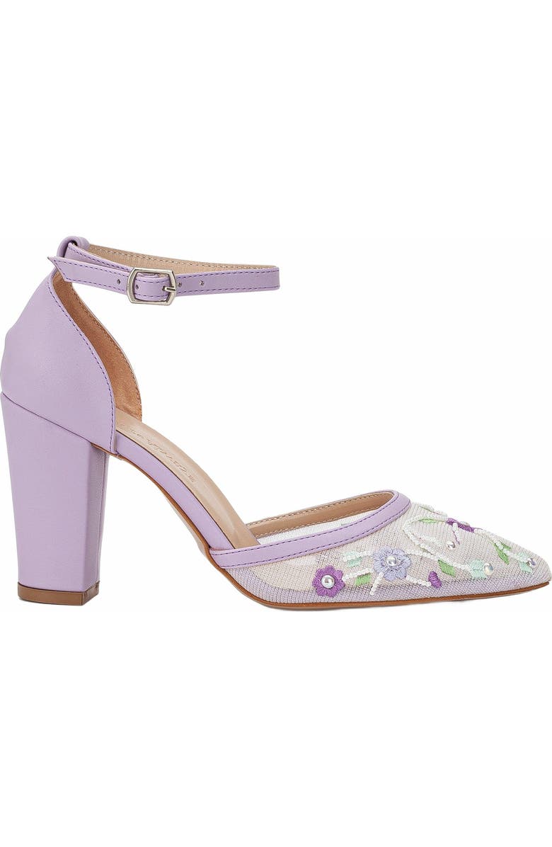 Forever & Always Shoes Lorraine Floral Lace High Heels, Main, color,