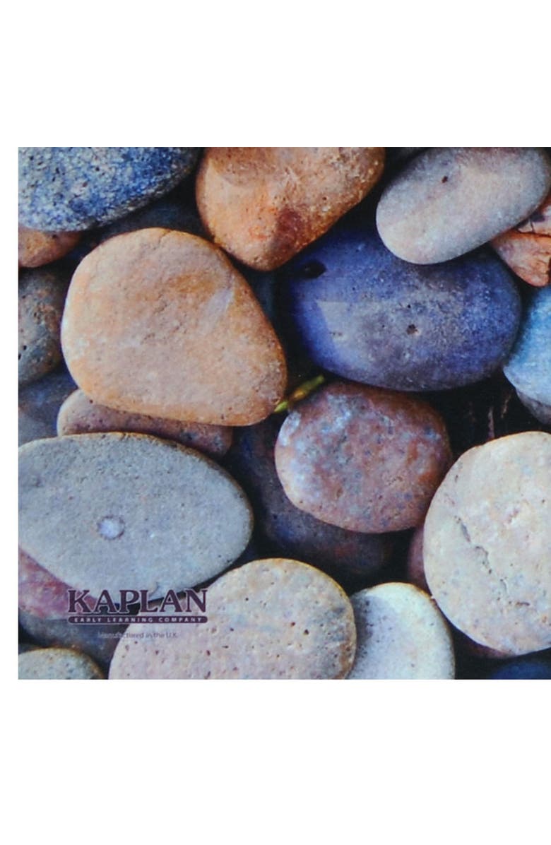 Kaplan Early Learning Company STEM Play Mat - Vibrant Real Image Pebbles Mat, Alternate, color, Pebbles