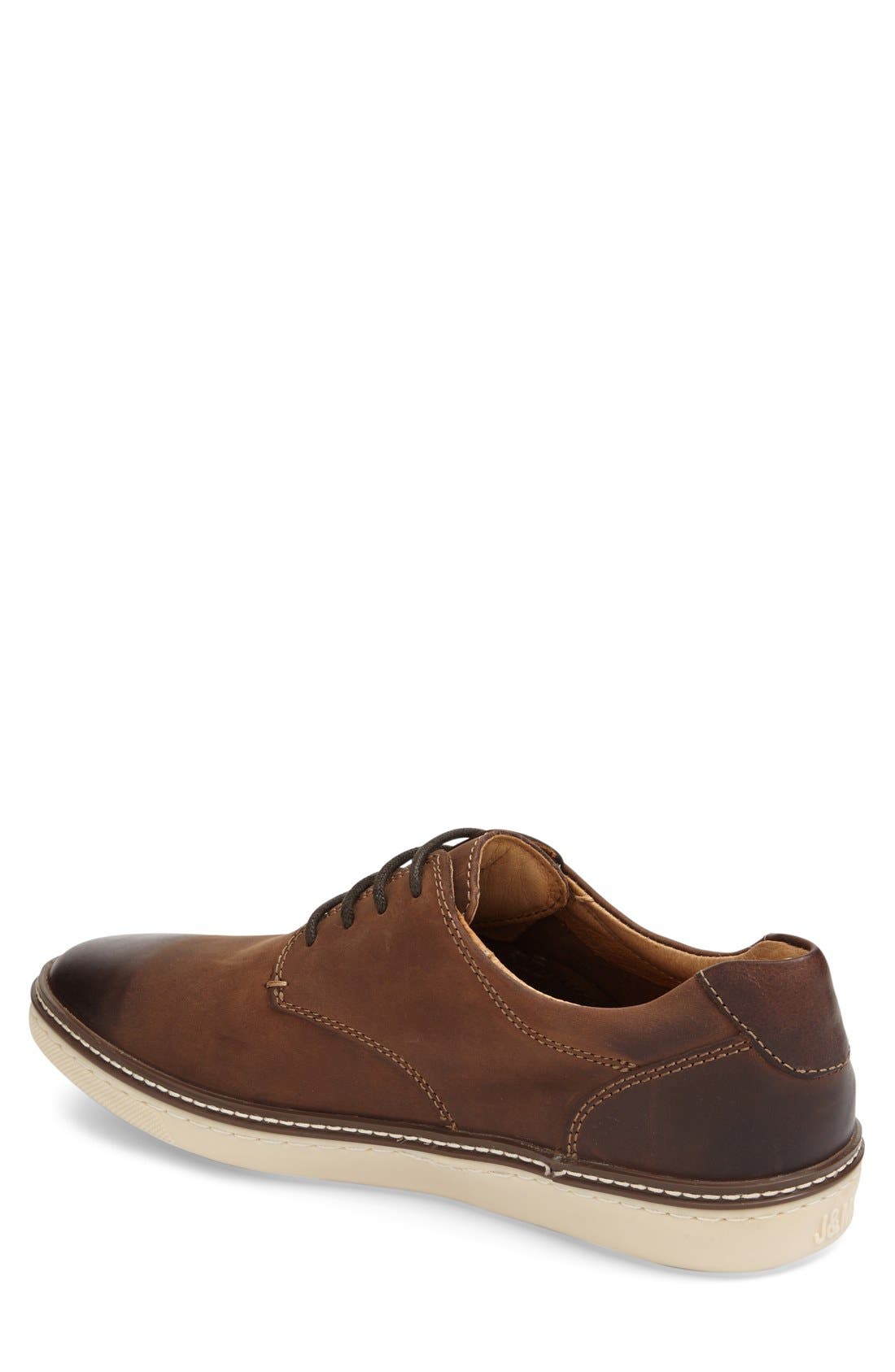 Johnston & Murphy 'McGuffey' Plain Toe Derby, Alternate, color, Tan Calfskin