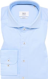 1863 by Eterna Soft Luxury Slim Fit Dress Shirt