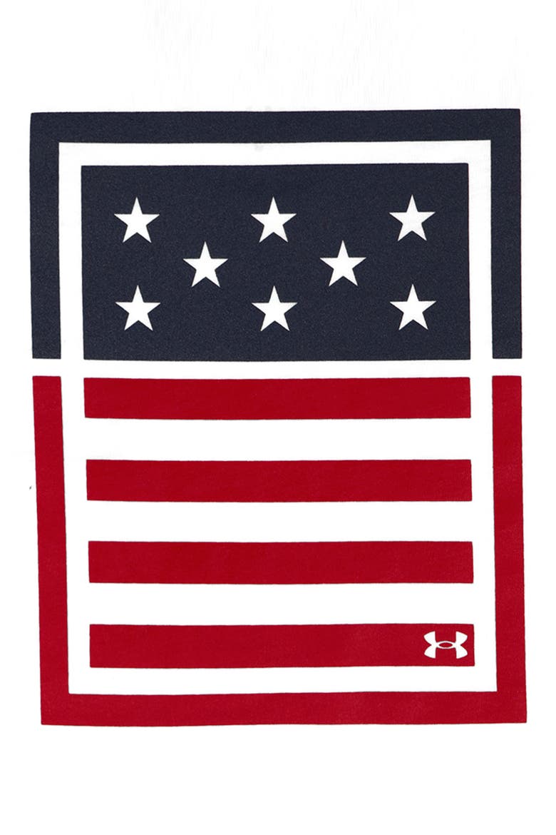 Kids' Freedom Flag T-Shirt & Shorts Set, Alternate, color, WHITE