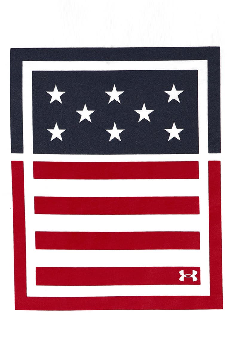 Under Armour Kids' Freedom Flag T-Shirt & Shorts Set, Alternate, color, White