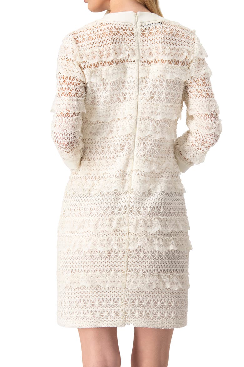 Natural Lace Mini Dress, Alternate, color, Natural