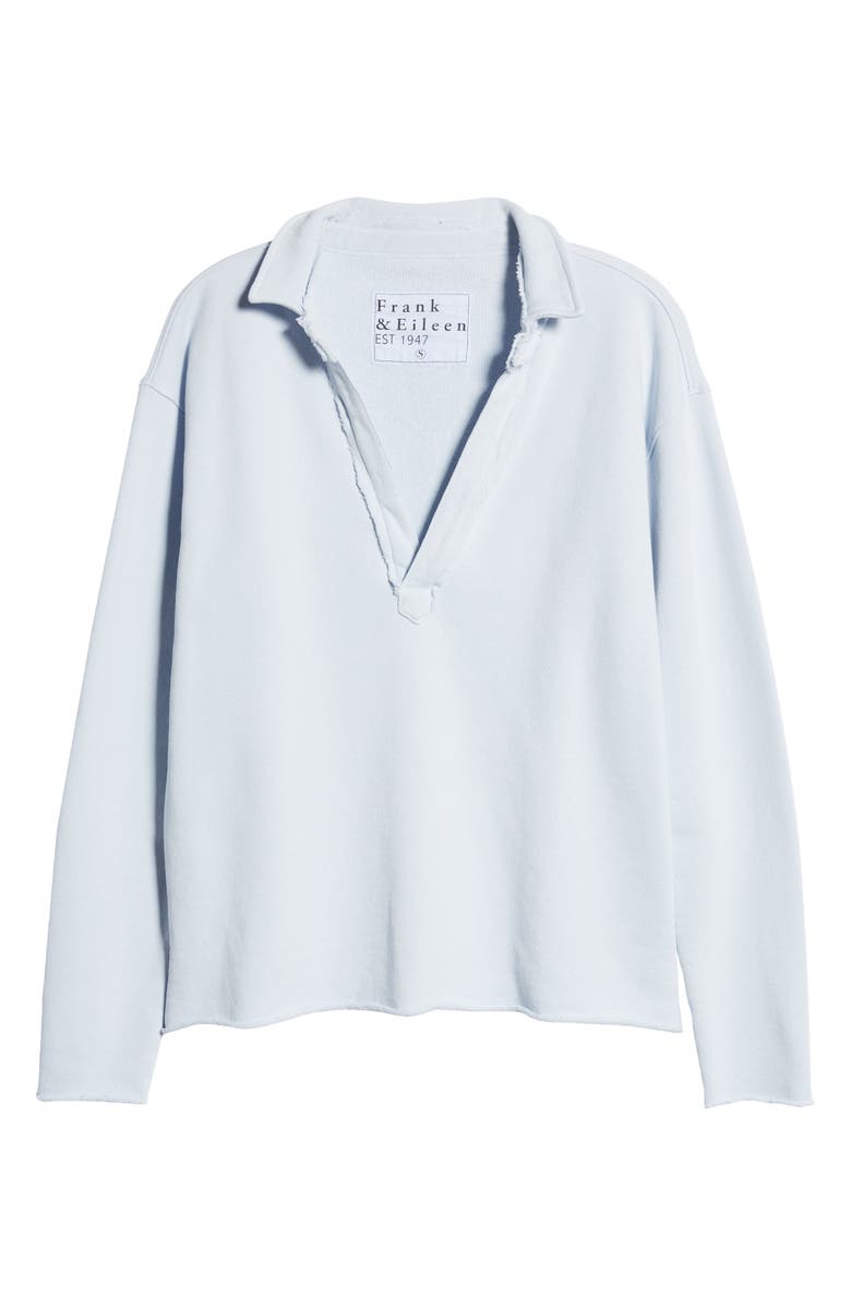 Frank & Eileen Cotton French Terry Popover Henley Top, Alternate, color, 