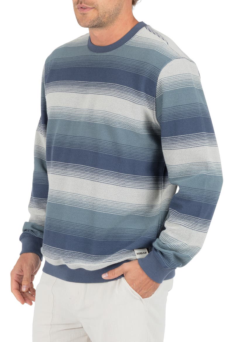 Hacienda Stripe Sweatshirt, Alternate, color, MONSOON