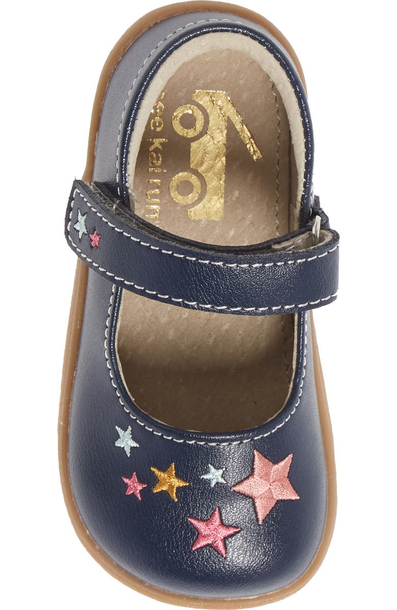 See Kai Run Ginny Embroidered Metallic Mary Jane, Alternate, color,