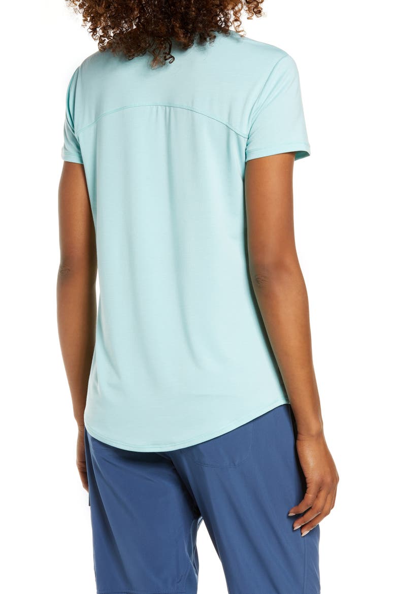 Energy Strength Performance T-Shirt, Alternate, color, BLUE RESORT