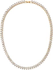 st. Moran Pear Crystal Collar Necklace