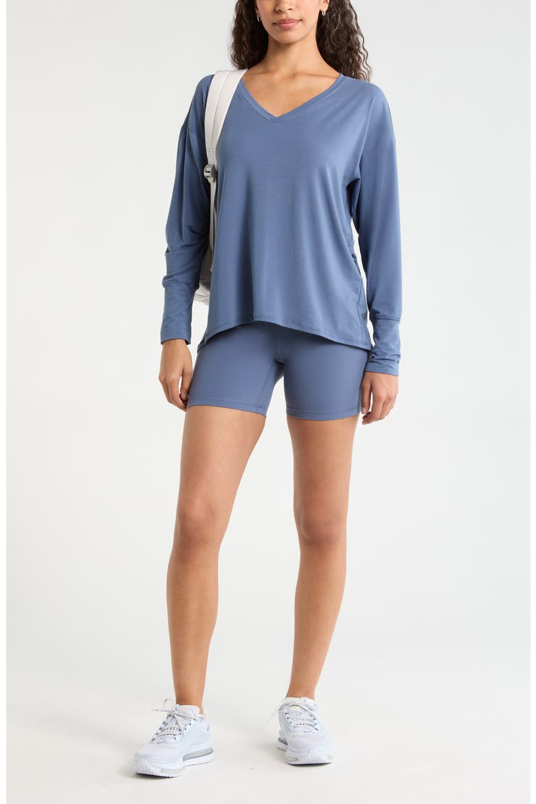 Breathe Long Sleeve T-Shirt, Alternate, color, BLUE VINTAGE