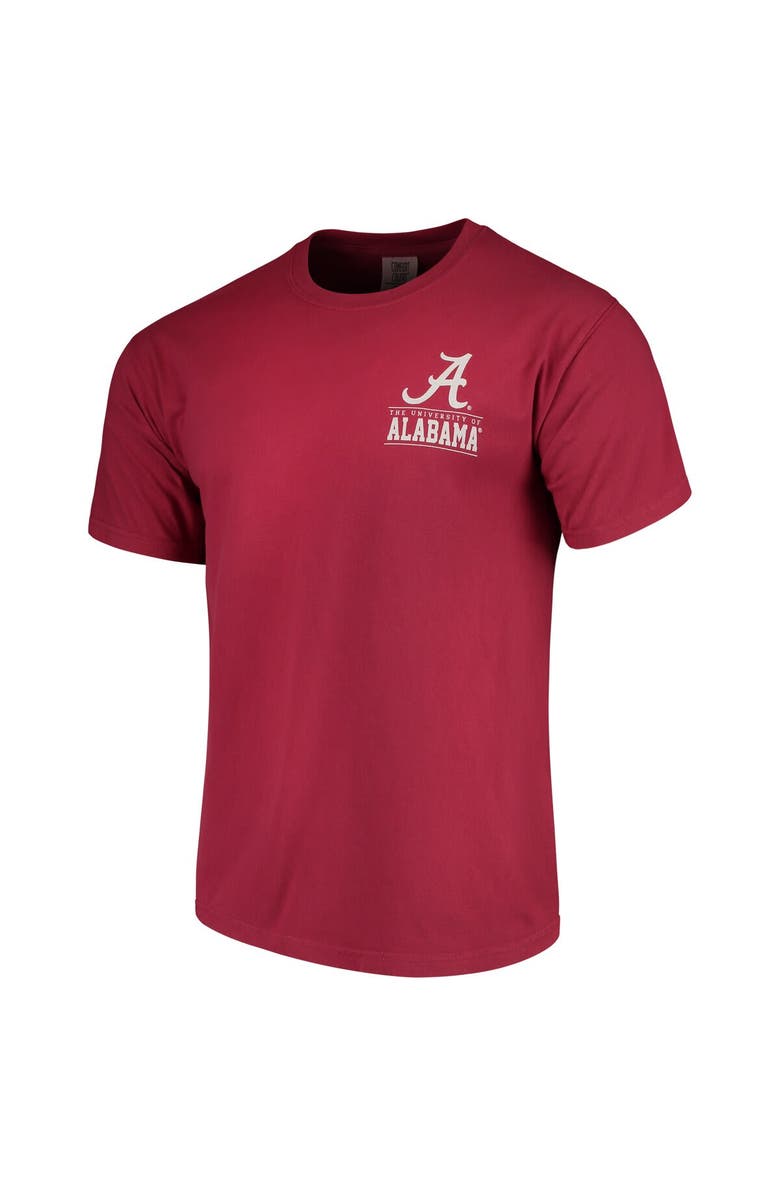 IMAGE ONE Men's Crimson Alabama Crimson Tide Comfort Colors Campus Icon T-Shirt, Alternate, color, 