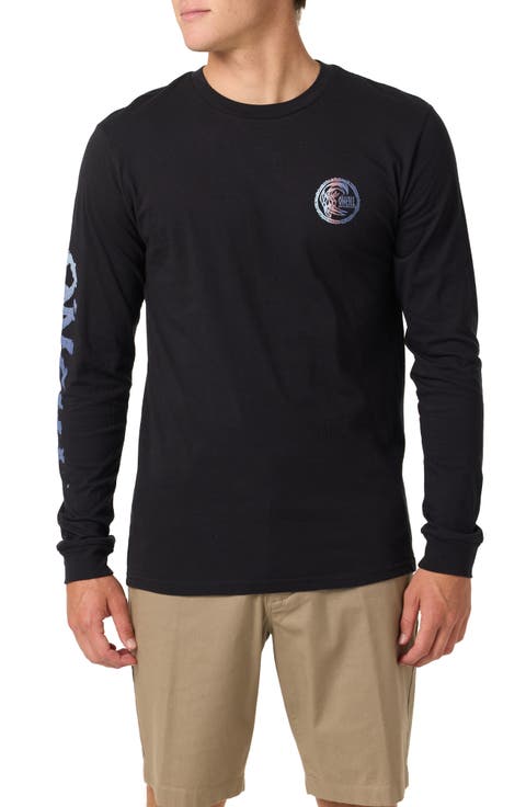 Artifact Long Sleeve Cotton Graphic T-Shirt