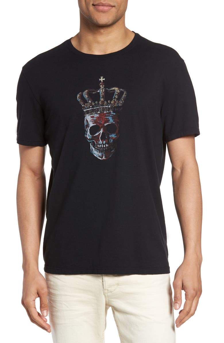 John Varvatos Star USA Skull Graphic T-Shirt, Main, color, 