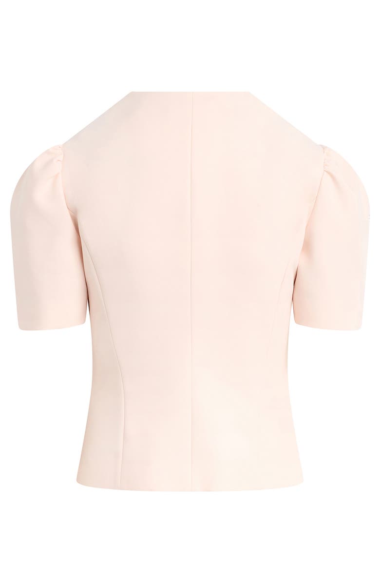 Favorite Daughter The Pardon Bow Detail Short Sleeve Jacket, Alternate, color, Blush Pink