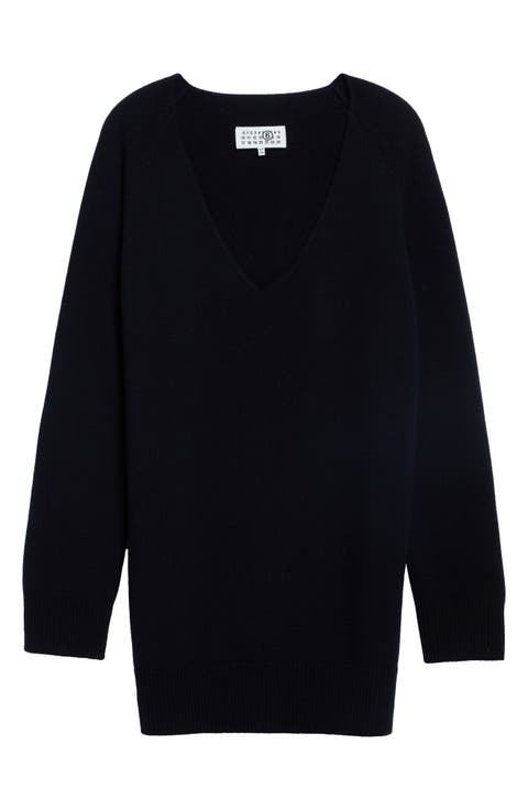Wool Blend V-Neck Sweater