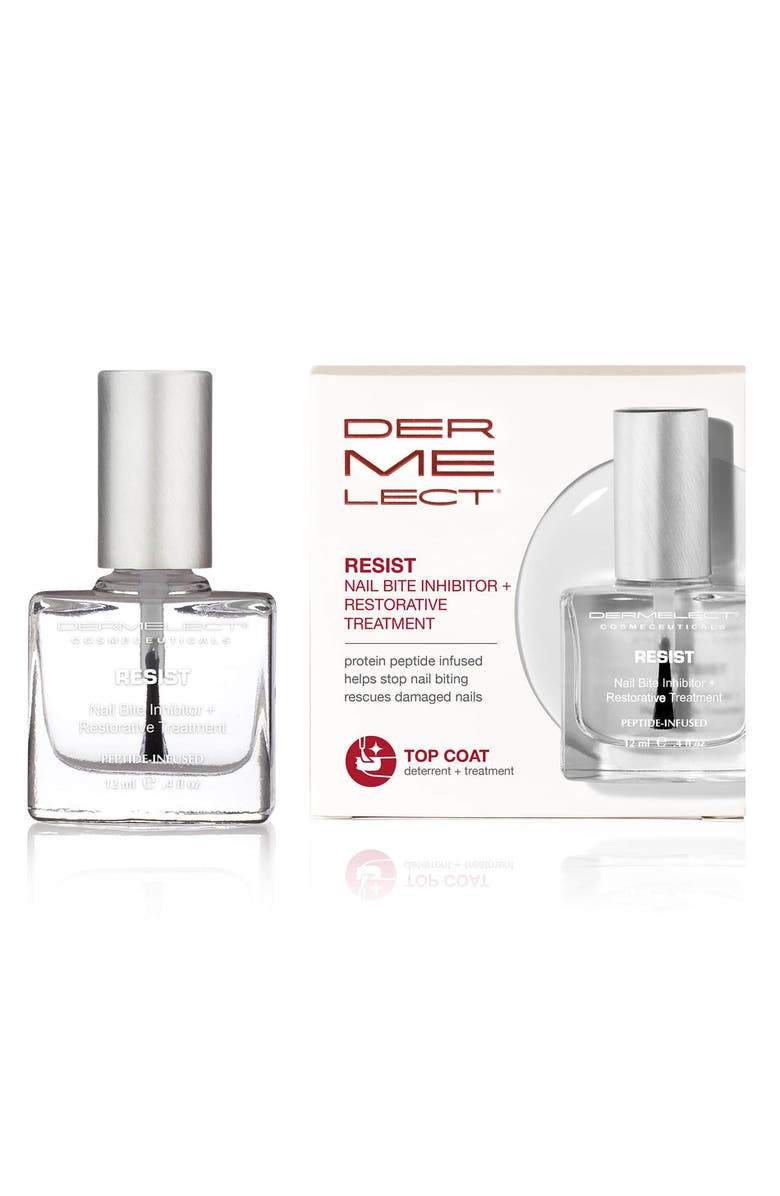 Dermelect RESIST Nail Bite Inhibitor + Restorative Treatment, Alternate, color, Clear