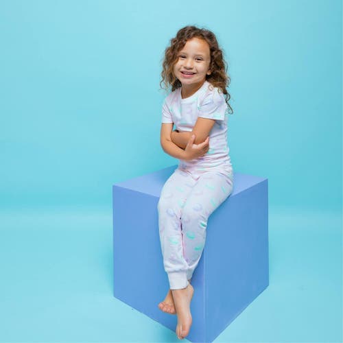 Norani Kids Organic Two-piece Pajama Set In Macarons