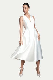 Coast Midi Wedding Dress With Pockets