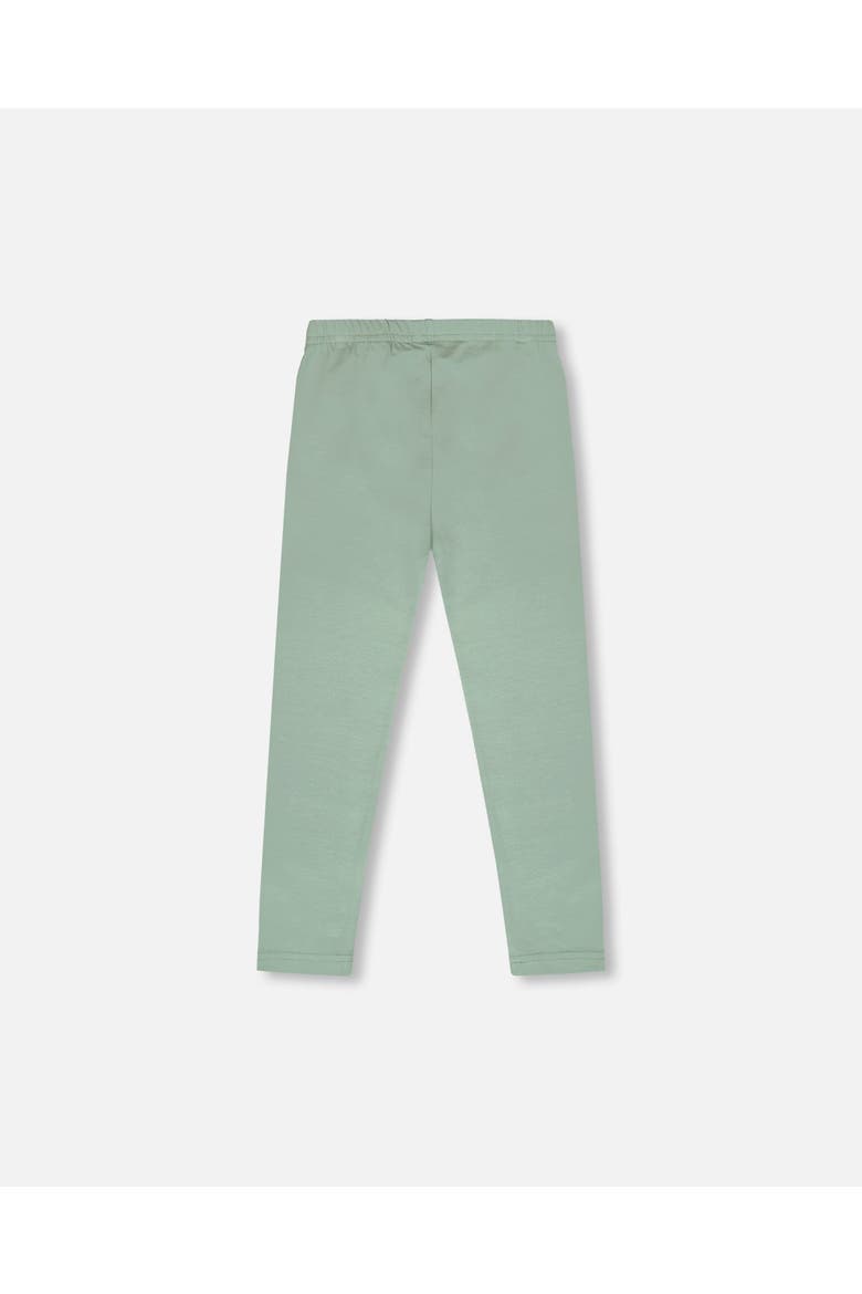 Organic Cotton Jersey Slit Fit Leggings, Alternate, color, Sage Green