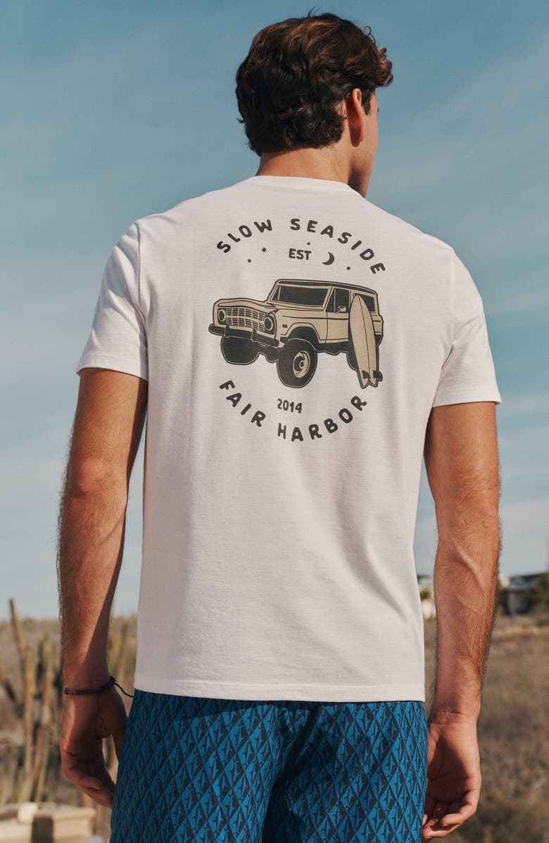 Fair Harbor Kismet Graphic T-Shirt, Alternate, color, White Slow Seaside