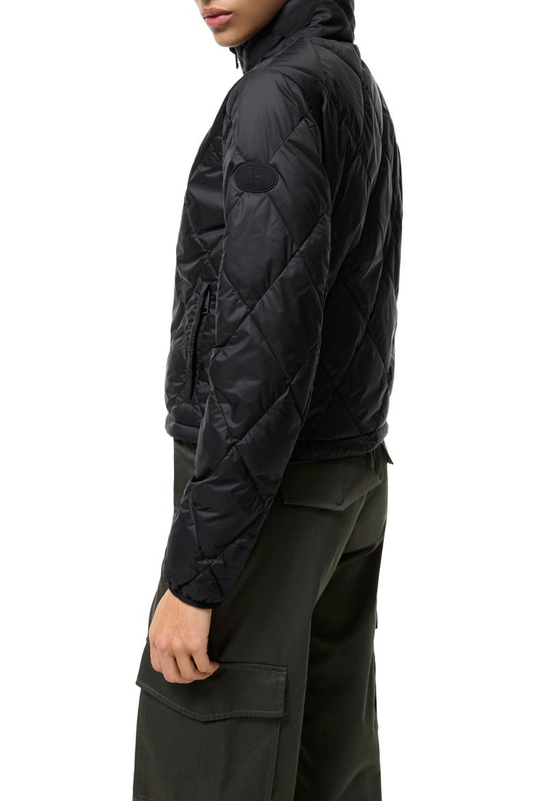 Bramford Packable Quilted Nylon Jacket, Alternate, color, BLACK