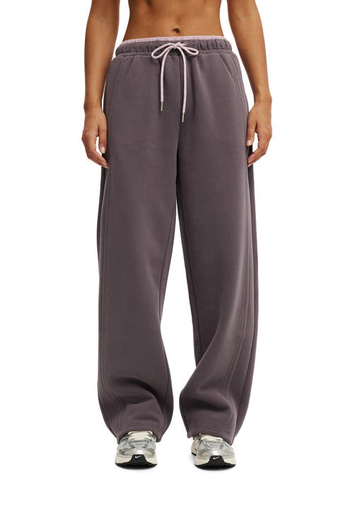 Women's Active Plush Double Waistband Sweatpant