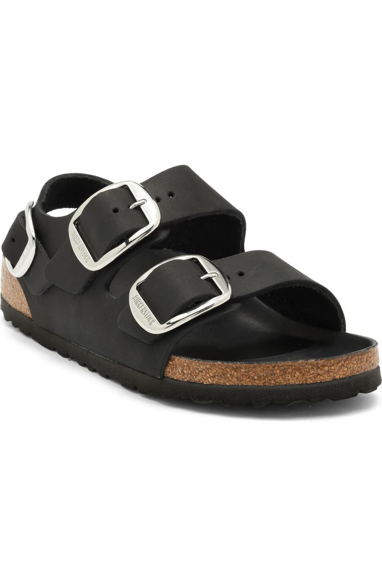 Birkenstock Milano Slingback Sandal, Main, color, Black