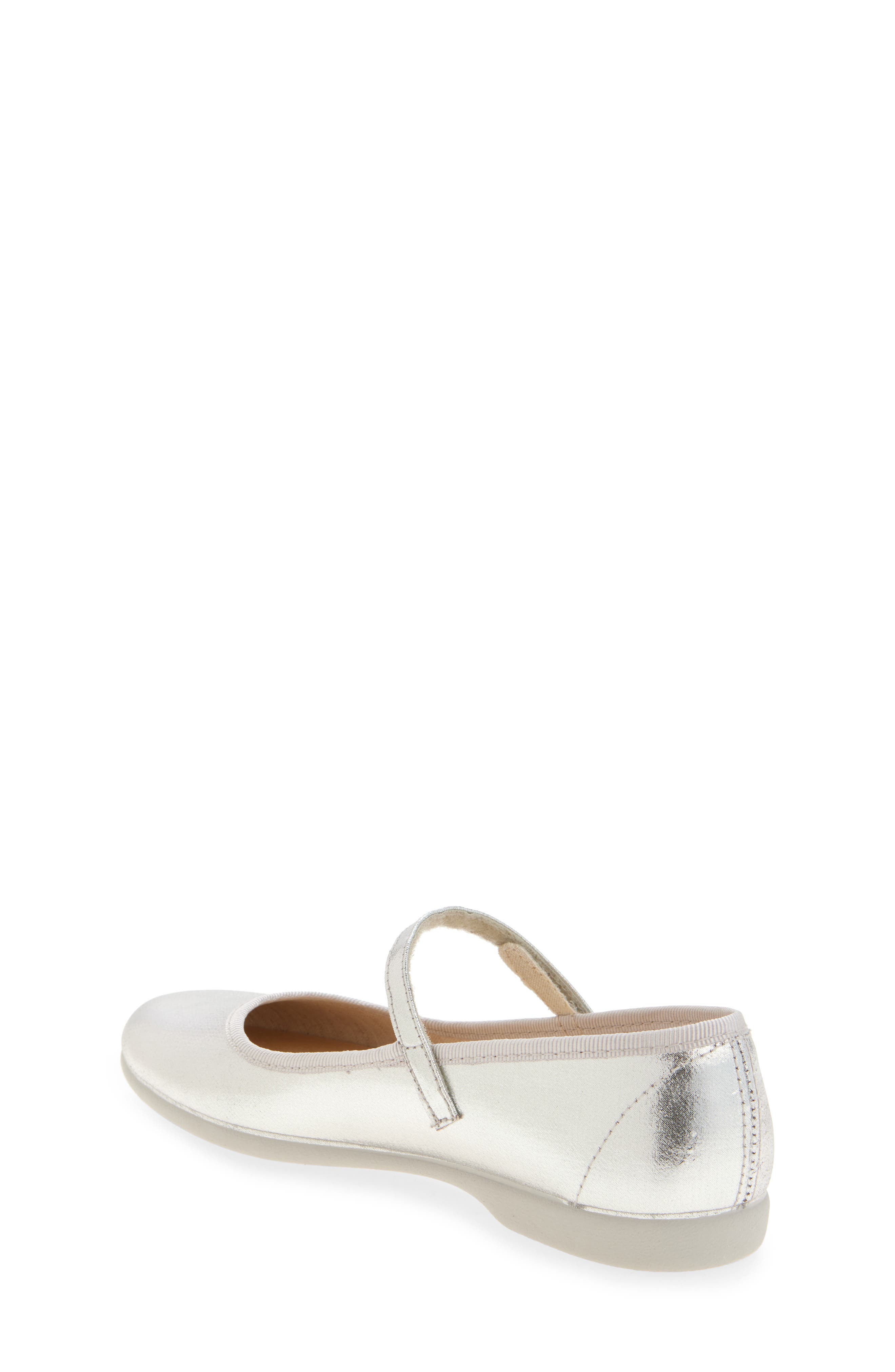 CHILDRENCHIC Mila Mary Jane Flat, Alternate, color, Silver
