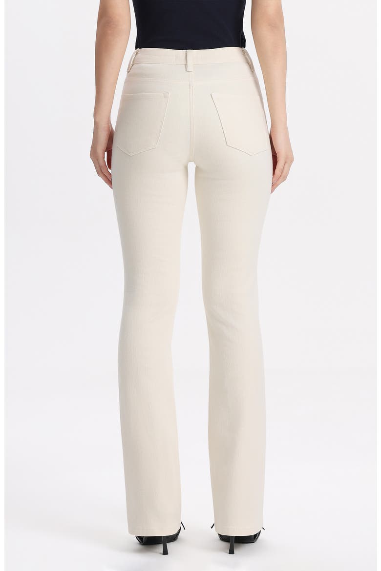 Mid Rise Bootcut Jeans, Alternate, color, OFF WHITE