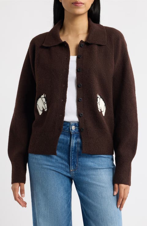 Horse Cardigan Sweater