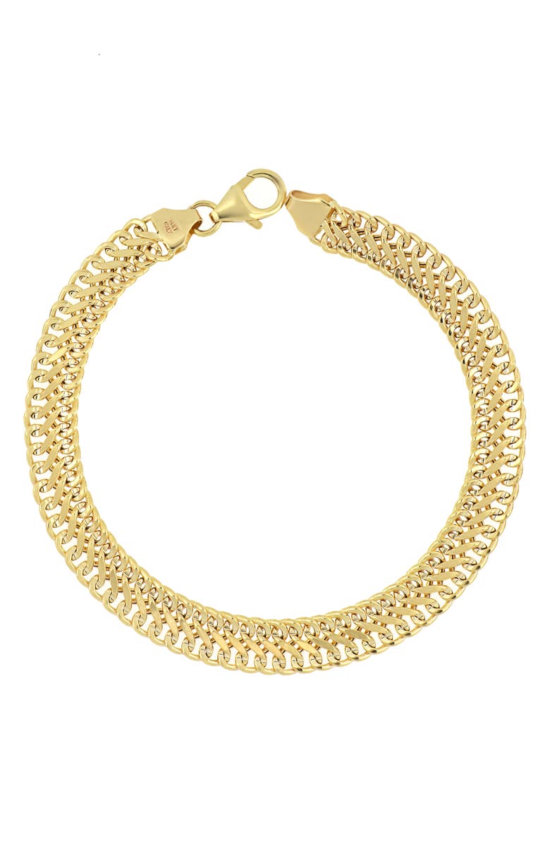 Bony Levy Ofira 14K Gold Double Link Chain Bracelet, Main, color, 