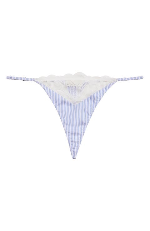 East Hampton Poplin V-String